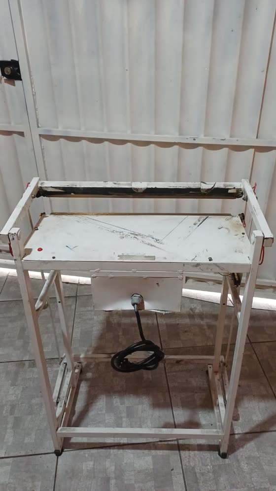 Seladora P700 tubular antes: de cima